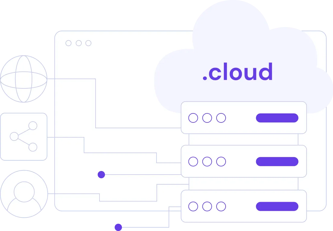 Sii orientato al futuro con un nome di dominio .cloud