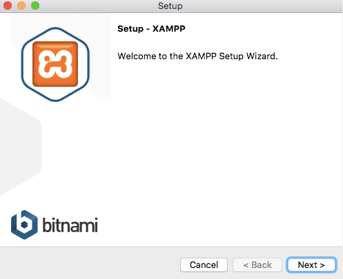 Benvenuto nell'installazione guidata di XAMPP.